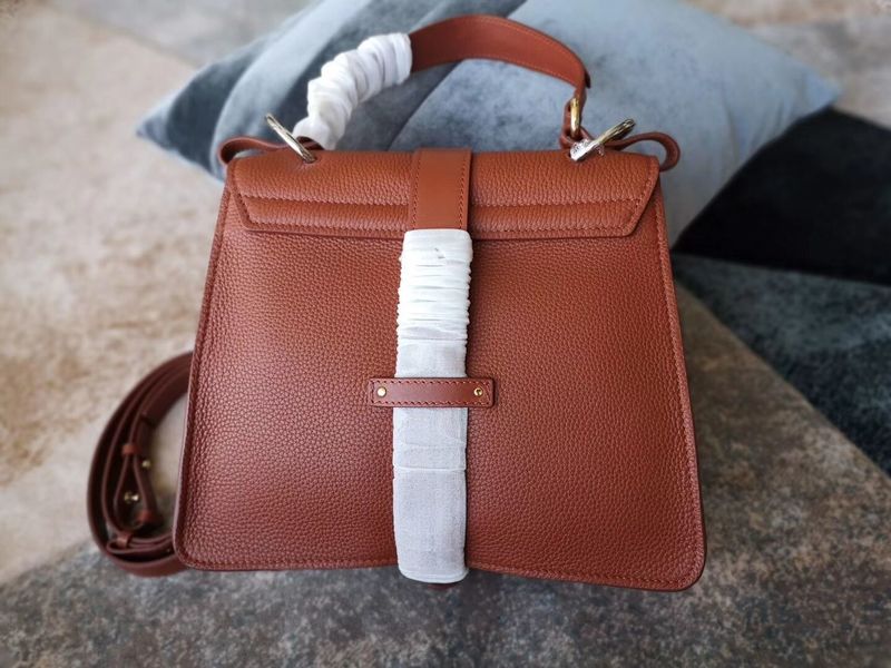 Chloe Original Buckskin Leather Lock Bag 3S088 Brown