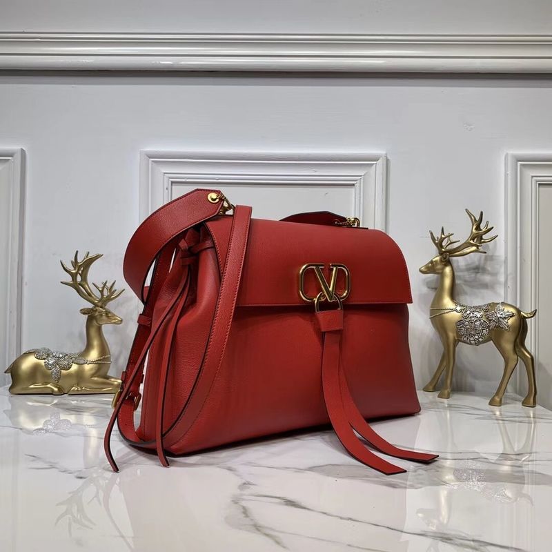 VALENTINO Origianl Leather Bag V0012 Red