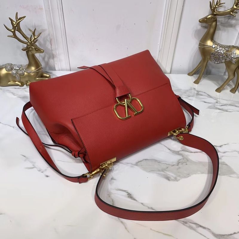 VALENTINO Origianl Leather Bag V0012 Red