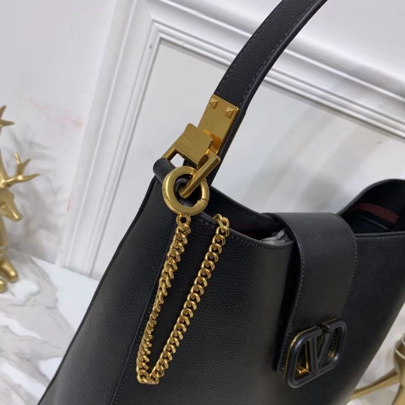 VALENTINO Origianl Palm Leather Bag V5002 Black