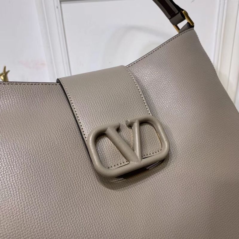 VALENTINO Origianl Palm Leather Bag V5002 Gray