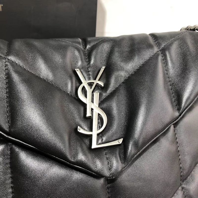 Yves Saint Laurent Shoulder Bag Original Leather Y577476 Black