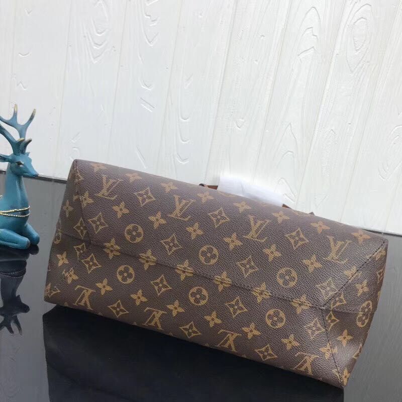 Louis Vuitton Monogram Canvas Top Handle Bag 43976 Brown