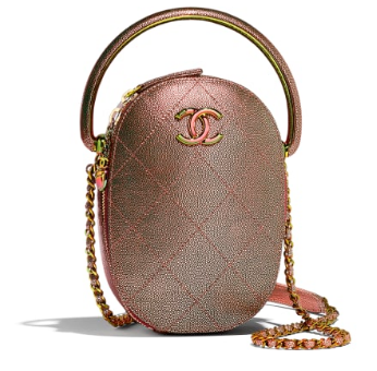 Chanel leather Camera bag AS0765 copper