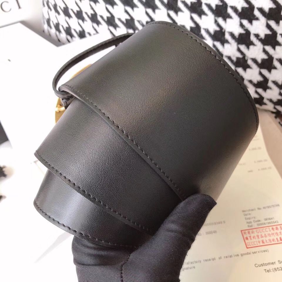 Gucci Original Calf Leather 7CM Belt 68884C Black