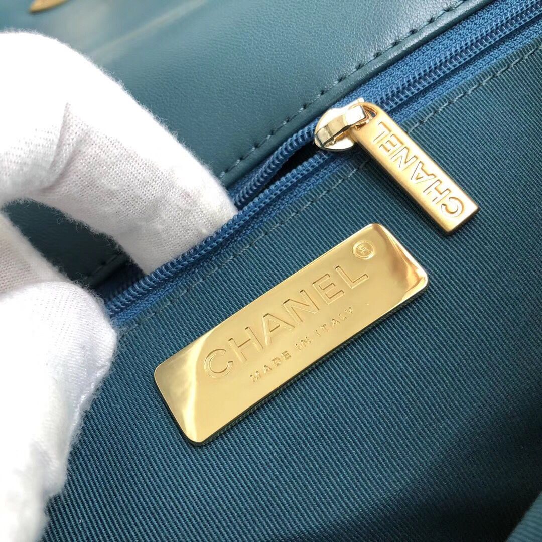 Chanel Original Soft Leather Chain Bag CC9237 Navy