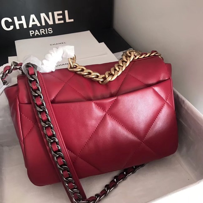 Chanel Original Soft Leather Chain Bag CC9237 Red