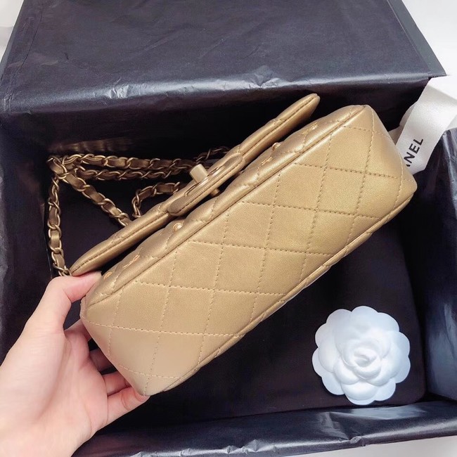 Chanel Classic bag Original Gold & Gold-Tone Metal A01116