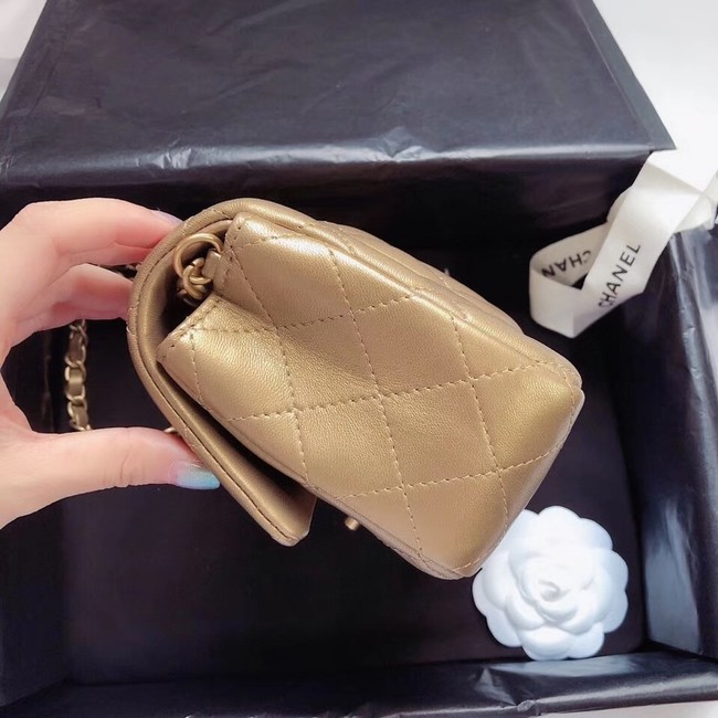 Chanel Classic bag Original Gold & Gold-Tone Metal A01116