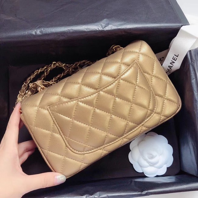 Chanel Classic bag Original Gold & Gold-Tone Metal A01116