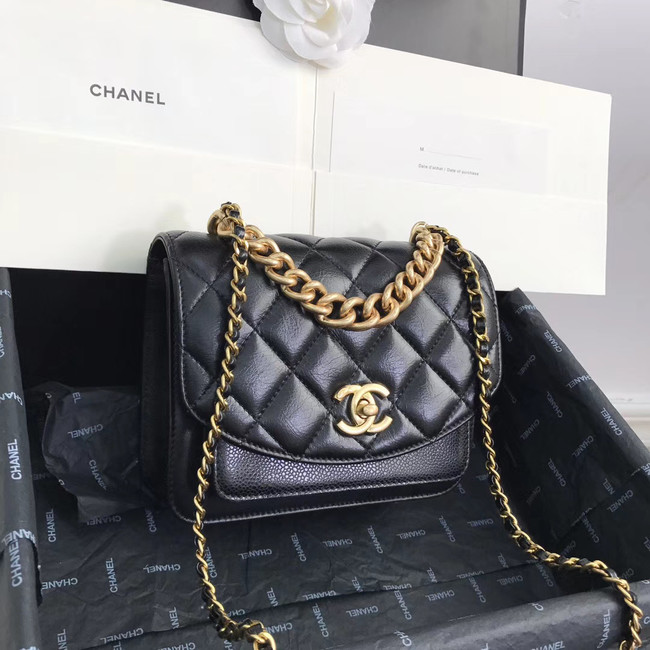 Chanel Small flap bag AS0784 black