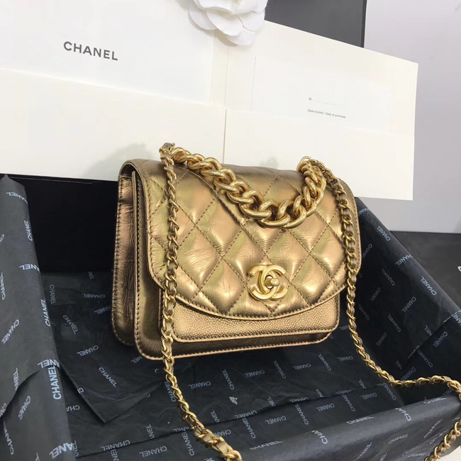 Chanel Small flap bag AS0784 bronze