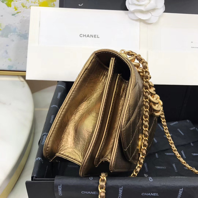 Chanel Small flap bag AS0784 bronze