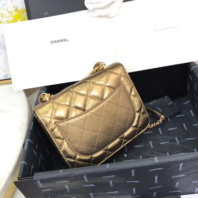 Chanel Small flap bag AS0784 bronze