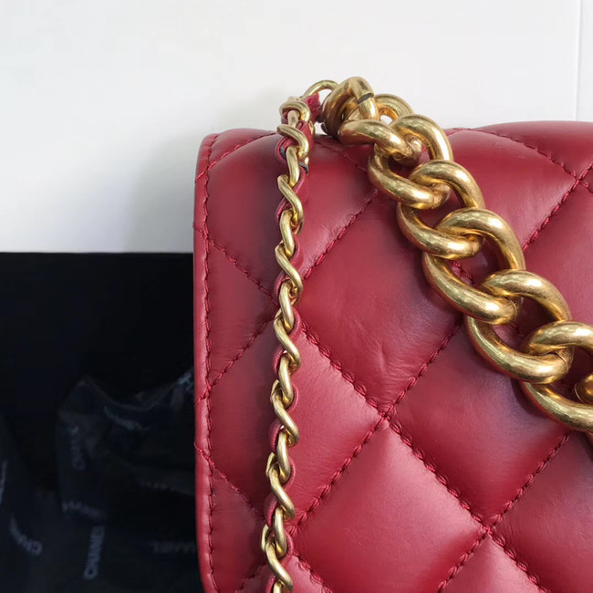 Chanel Small flap bag AS0784 red