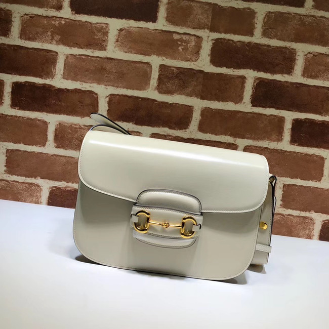 Gucci 1955 leather shoulder bag 602204 white