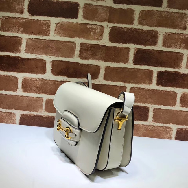 Gucci 1955 leather shoulder bag 602204 white