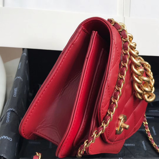 Chanel Small flap bag AS0785 red