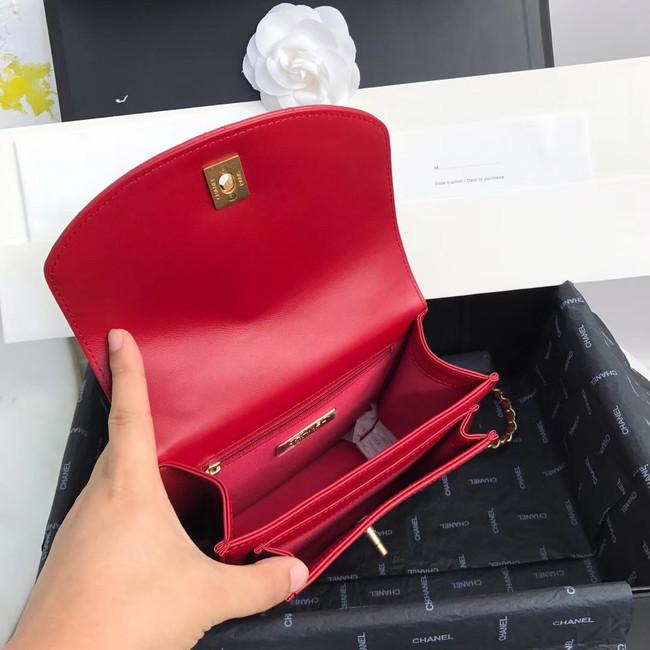 Chanel Small flap bag AS0785 red