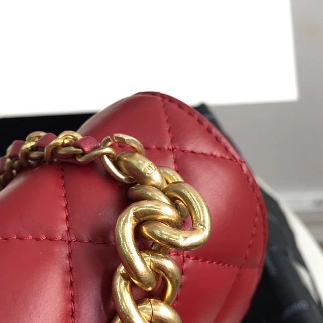Chanel Small flap bag AS0785 red