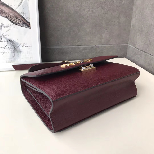 Gucci GG Leather Shoulder Bag A576388 Purplish