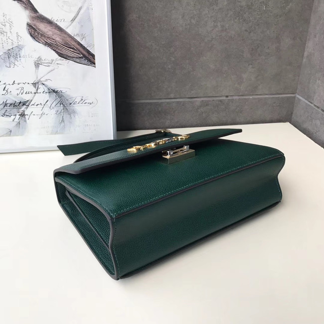 Gucci GG Leather Shoulder Bag A576388 green