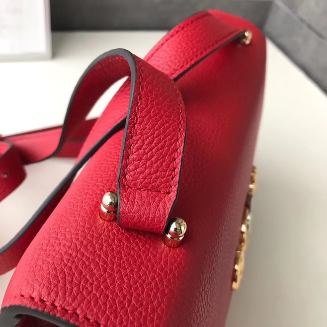 Gucci GG Leather Shoulder Bag A576388 red