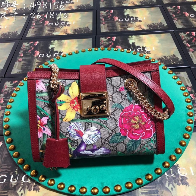 Gucci GG Supreme canvas shoulder bag 498156