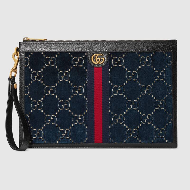 Gucci GG velvet Clutch bag 575371
