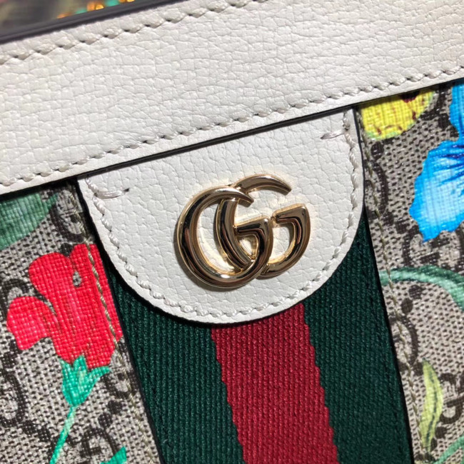 Gucci Ophidia Small Shoulder Bag 503877 white