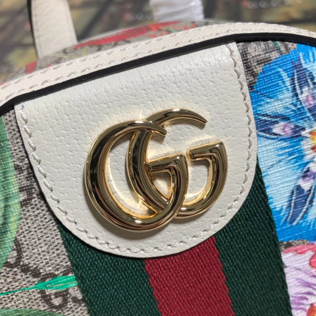 Gucci Ophidia series GG flower small backpack 547965 white