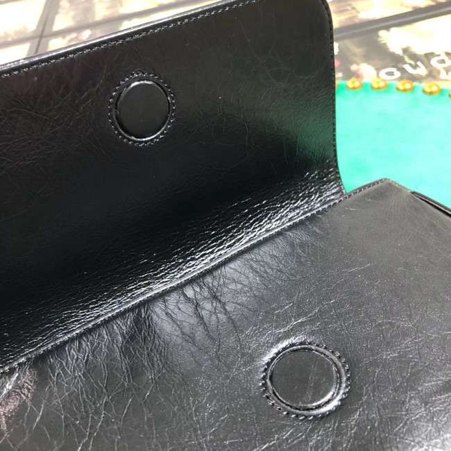 Gucci GG Original Leather Messenger Bag 574760 black