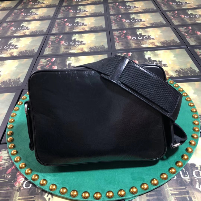 Gucci GG Original Leather Messenger Bag 574760 black