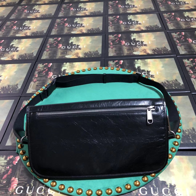 Gucci GG Original Leather Messenger Bag 575837 black