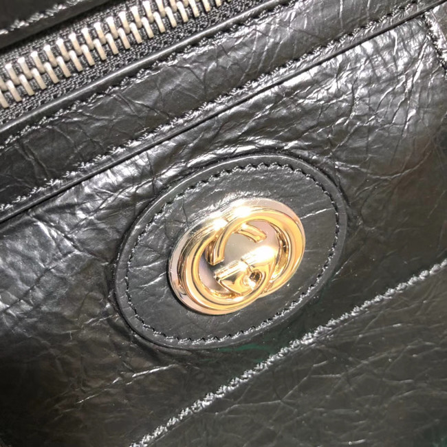 Gucci GG Original Leather Messenger Bag 575837 black