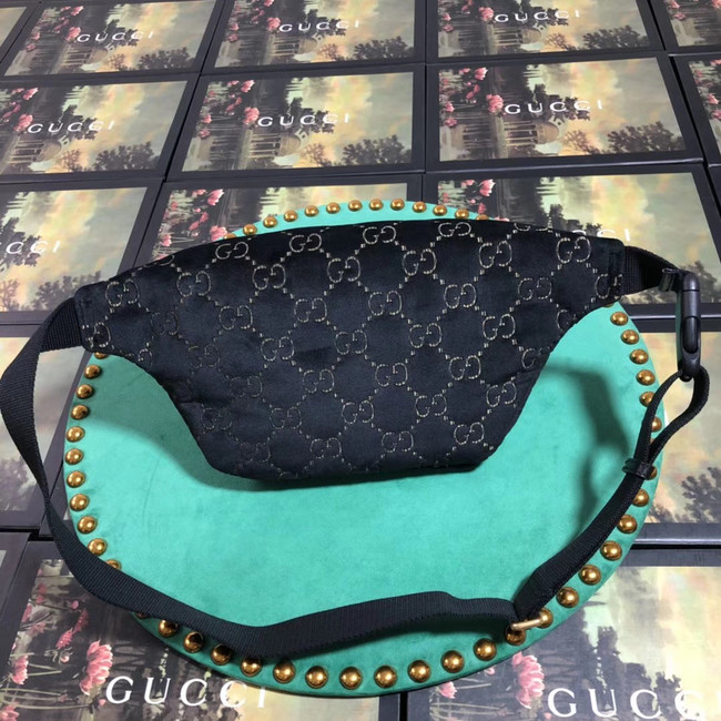 Gucci GG velvet waistpack 574968 red blue black