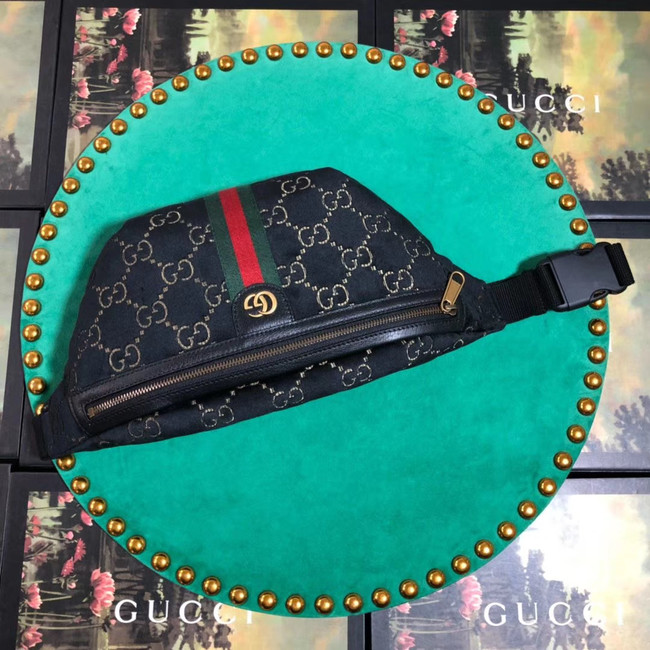 Gucci GG velvet waistpack 574968 red blue black