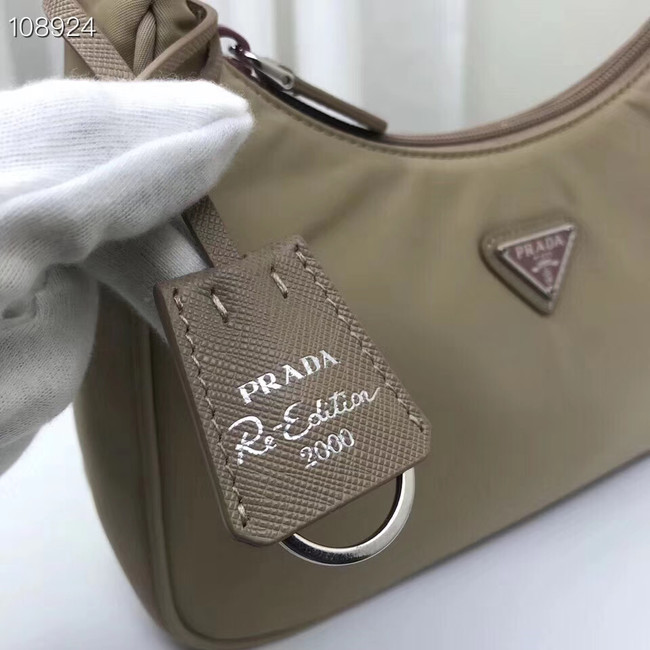 Prada Nylon tote bag 1NE515 Khaki