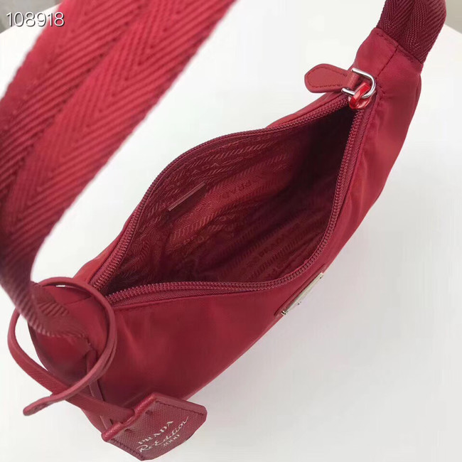 Prada Re-Edition 2000 nylon mini-bag 1NE515 red