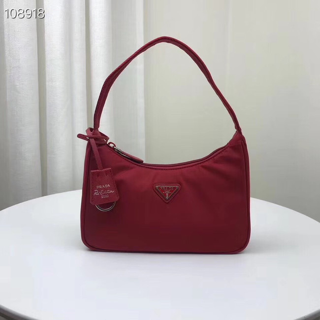 Prada Nylon tote bag 1NE515 red