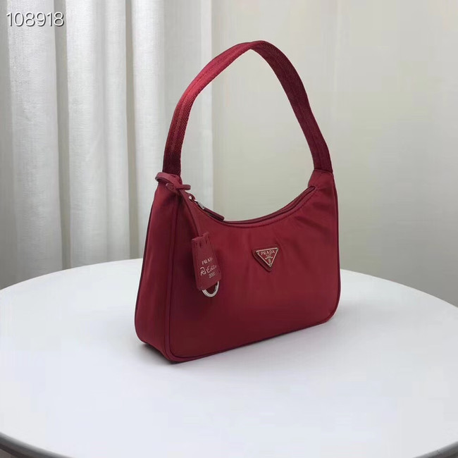 Prada Re-Edition 2000 nylon mini-bag 1NE515 red