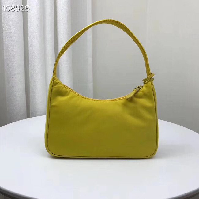 Prada Nylon tote bag 1NE515 yellow