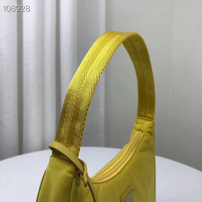 Prada Nylon tote bag 1NE515 yellow