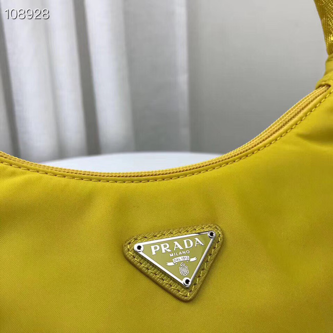 Prada Nylon tote bag 1NE515 yellow