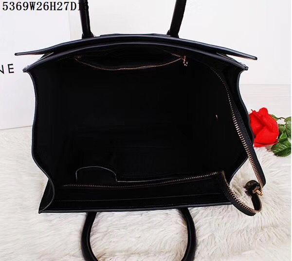 Celine Luggage Micro Tote Bag Original Suede Leather CL5369 Black