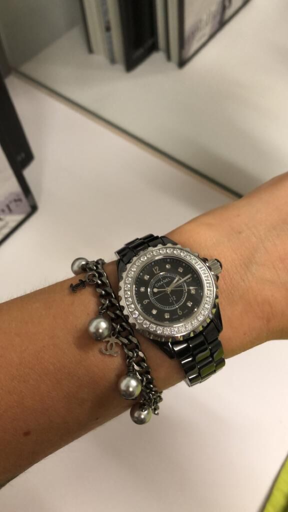 Chanel Diamond Watch CH2369 Black