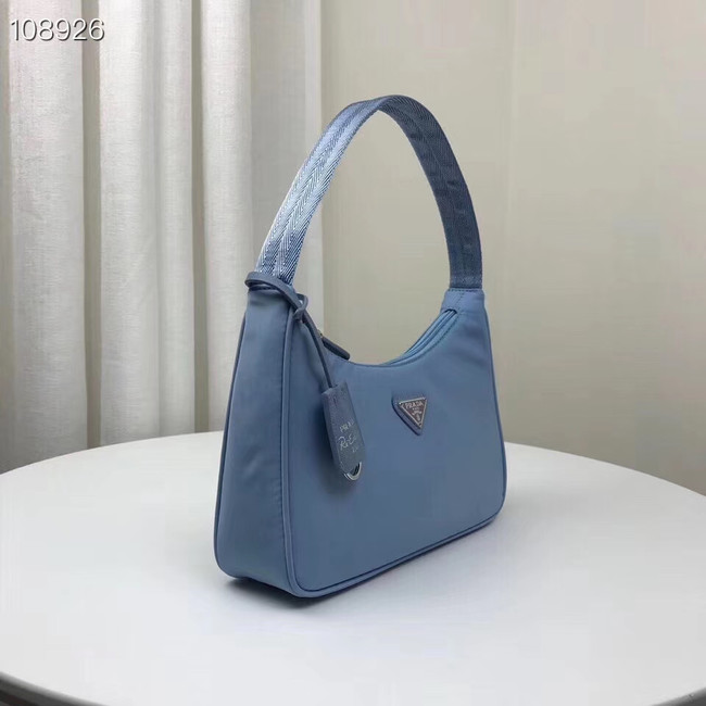 Prada Nylon tote bag 1NE515 light blue