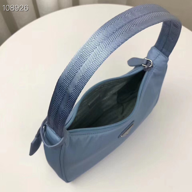 Prada Nylon tote bag 1NE515 light blue