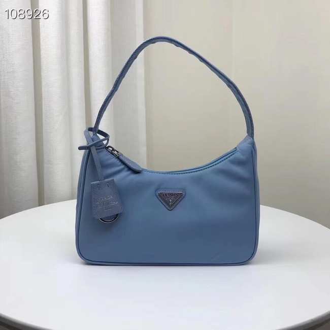 Prada Nylon tote bag 1NE515 light blue