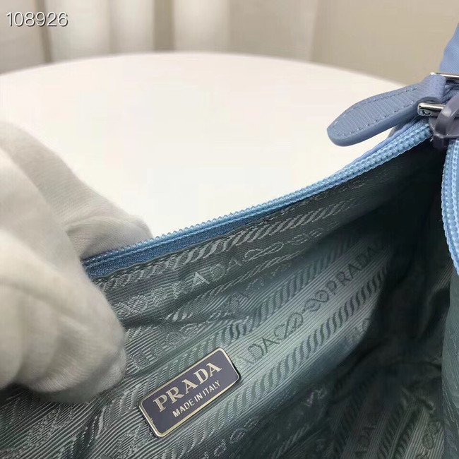 Prada Nylon tote bag 1NE515 light blue